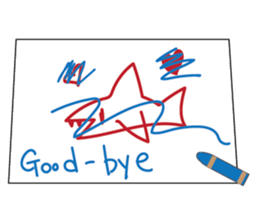 Broken-hearted seal (Shark ver.) sticker #11889197