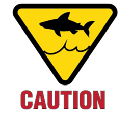 Broken-hearted seal (Shark ver.) sticker #11889198