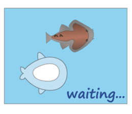 Broken-hearted seal (Shark ver.) sticker #11889199