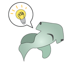 Broken-hearted seal (Shark ver.) sticker #11889202