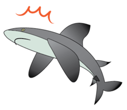 Broken-hearted seal (Shark ver.) sticker #11889203