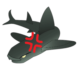 Broken-hearted seal (Shark ver.) sticker #11889204