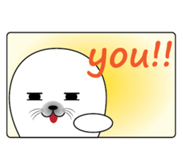 Broken-hearted seal (Shark ver.) sticker #11889205