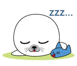 Broken-hearted seal (Shark ver.) sticker #11889208
