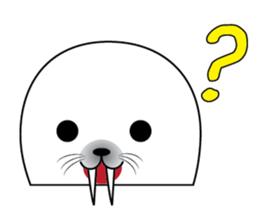 Broken-hearted seal (Shark ver.) sticker #11889209