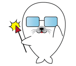 Broken-hearted seal (Shark ver.) sticker #11889210