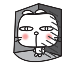 cute lovely rabbit 'Bito' (English) sticker #11889426