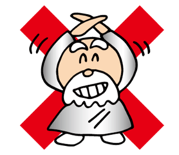 The hermit does not permit it sticker #11890092