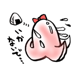 onigiri kun to uinna chan! sticker #11890247