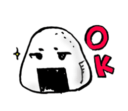 onigiri kun to uinna chan! sticker #11890248