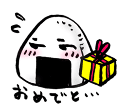 onigiri kun to uinna chan! sticker #11890261