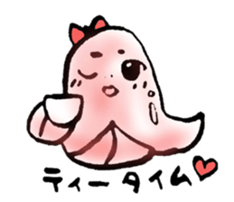 onigiri kun to uinna chan! sticker #11890269