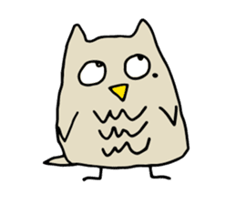 Mole-the OWL sticker #11890357