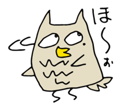 Mole-the OWL sticker #11890364