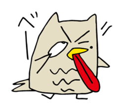 Mole-the OWL sticker #11890377