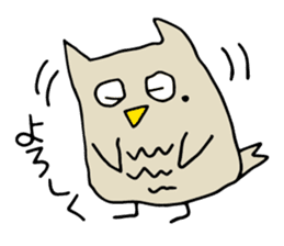 Mole-the OWL sticker #11890389