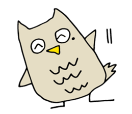 Mole-the OWL sticker #11890397