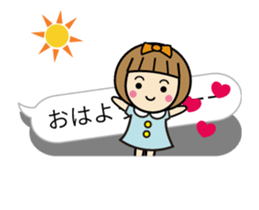 Anime Kawaii girl sticker #11890561