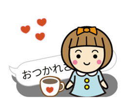 Anime Kawaii girl sticker #11890570