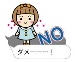 Anime Kawaii girl sticker #11890573