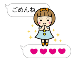 Anime Kawaii girl sticker #11890577
