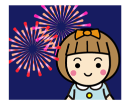 Anime Kawaii girl sticker #11890580