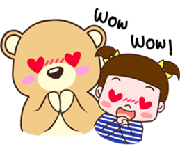 my dear kuma sticker #11891549