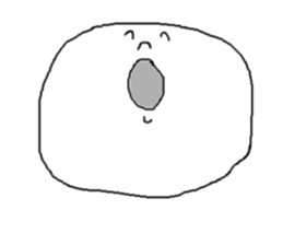 happiness face sticker #11891640