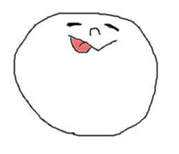 happiness face sticker #11891661