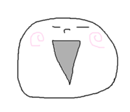 happiness face sticker #11891667