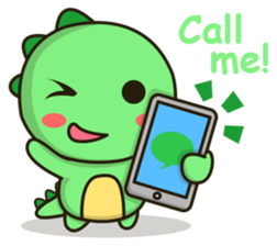 Kawaii Dino 2 sticker #11892432