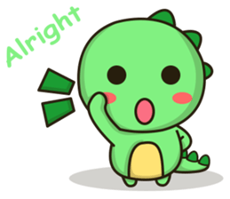 Kawaii Dino 2 sticker #11892435