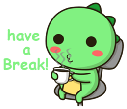 Kawaii Dino 2 sticker #11892445