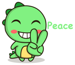 Kawaii Dino 2 sticker #11892450