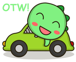 Kawaii Dino 2 sticker #11892456