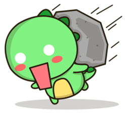 Kawaii Dino 2 sticker #11892458