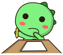 Kawaii Dino 2 sticker #11892460