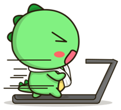 Kawaii Dino 2 sticker #11892464