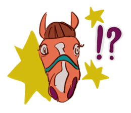 Horse and horseback riding sticker #11892517