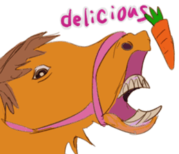 Horse and horseback riding sticker #11892521