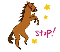 Horse and horseback riding sticker #11892523
