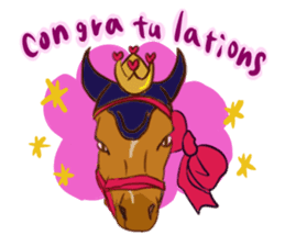 Horse and horseback riding sticker #11892525