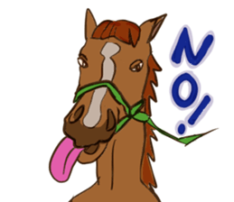 Horse and horseback riding sticker #11892529