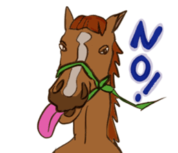 Horse and horseback riding sticker #11892529