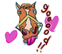 Horse and horseback riding sticker #11892547