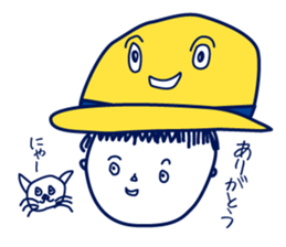 Birth of Hat-kun. sticker #11892670