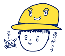 Birth of Hat-kun. sticker #11892670