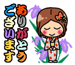 Summer of Japan(yukata) sticker #11892715