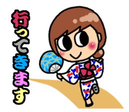 Summer of Japan(yukata) sticker #11892720