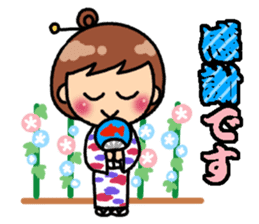Summer of Japan(yukata) sticker #11892721